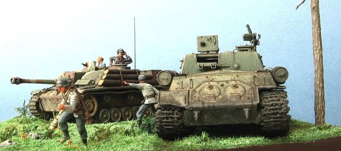 Finnish Sturmi and russian JSU 152