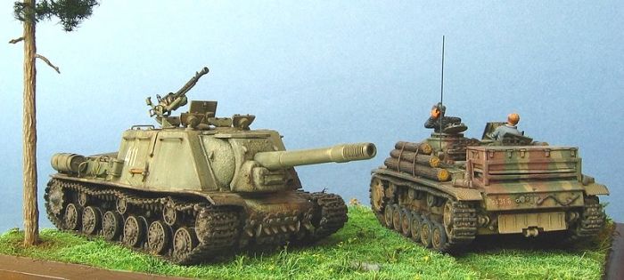 Finnish Sturmi and russian JSU 152